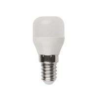 Лампа светодиодная для холодильников. LED-Y27-3W/WW/E14/FR/Z  Матовая колба. Материал корпуса пластик. Цвет свечения теплый белый. Volpe 