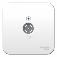 Розетка телевизионная TV ОП Blanca коннектор с изолир. пластиной белая SE BLNTA000011