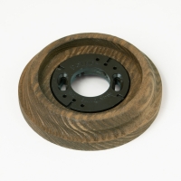Рамка одноместная деревянная ретро, Овал, ASR-59218, Ясень, цвет: Орех