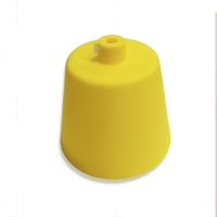 Балдахин для подвеса светильника пластиковый. Цвет: желтый