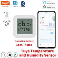 Датчик температуры и влажности Tuya Smart Life, мини-термометр с ЖК-дисплеем и гигрометром