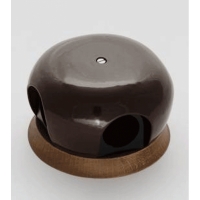 Распределительная коробка серия "Фаберже", диаметр 86 мм, цвет шоколадная ночь 