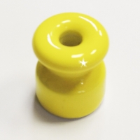 Изолятор керамический "Царский Стиль" для открытой установки D20хH24, желтый