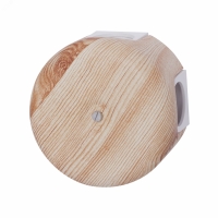 Коробка распределительная d78мм, пластик "Bironi" В1-521-13-К, цвет Карельская сосна (в комплекте 4 сальника)