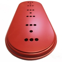 Подложка трехместная деревянная "Царский Стиль" ASR-80310, цвет: красный