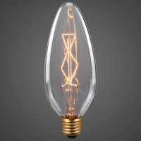 Винтажная лампа Эдисона C35Z (E14)
