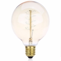 Винтажная лампа Эдисона Spiral G 95  40Вт (145x95мм)