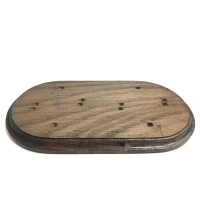 Подложка двухместная деревянная Ретро "Царский Стиль" ASR-55022, Бук, цвет: Дуб