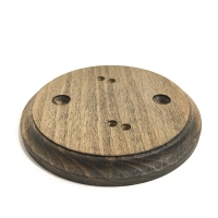 Подложка одноместная деревянная Ретро "Царский Стиль" ASR-55012, Бук, цвет: Дуб