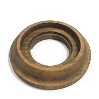 Рамка одноместная деревянная ретро, Овал, ASR-58018, Бук, цвет: Орех