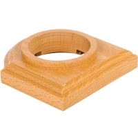 Рамка одноместная торцевая деревянная бук нат.