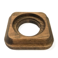 Рамка одноместная деревянная ретро, Квадрат, ASR-58418, Бук, цвет: Орех