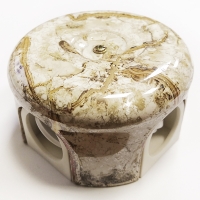 Ретро коробка Царский стиль, цвет Мрамор, 78 мм