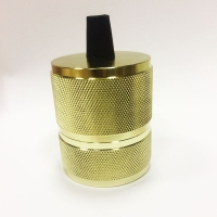 Ретро патрон "ASR Light Gold RS-01", материал: алюминий, цвет: светлое золото, 2 круга, с кольцом