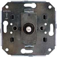 Механизм выключателя BIRONI 2-клавишный, 10А, 250В B3-202-**, металл