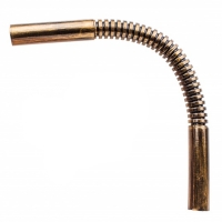 Угол соединительный для трубы d-16 мм, гофрированный, бронза, BTU1-16-25-1
