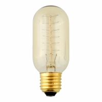 Винтажная лампа Эдисона Spiral Т 45 (110x45мм)