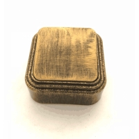 Лофт выключатель пластик о/у, 1-клавишный, 6А, патина черный под бронзу (Antique Bronze)