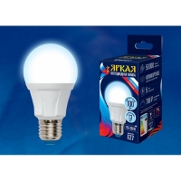 Светодиодная лампа шар A60 Белый 13W UL-00005032 LED-A60 13W/6500K/E27/FR PLP01WH ЯРКАЯ 