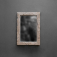 Зеркало настенное Cube_S_белый